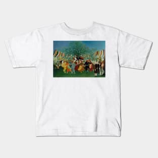 A Centennial of Independence by Henri Rousseau Kids T-Shirt